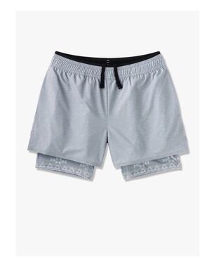 chubbies Light Gray 2‑in‑1 Performance Shorts